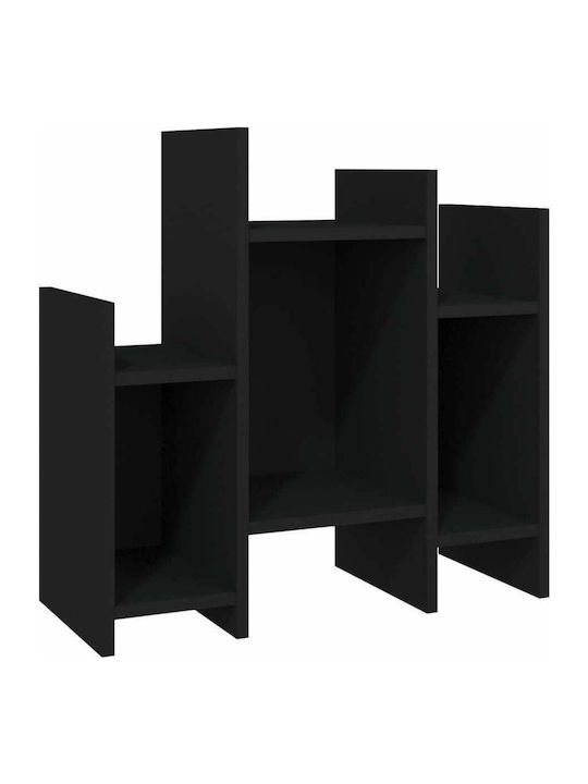 Shelving Unit Floor Black 60x26x60cm