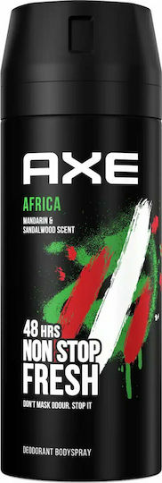 Axe Africa Non Stop Fresh Дезодорант 48ч Спрей 150мл