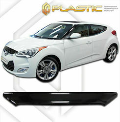 CA Plast Set of Windbreakers Car Hood for Hyundai Veloster 1pcs