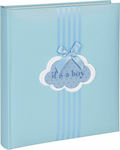 The Paper Box Παιδικό Άλμπουμ It's A Boy για 30 Φωτογραφίες Γαλάζιο με Ριζόχαρτο 24x24εκ.