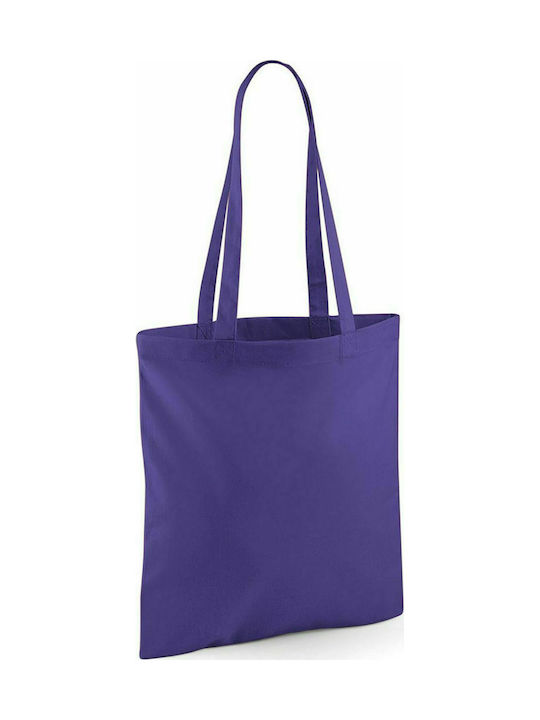 Westford Mill W101 Cotton Shopping Bag Purple