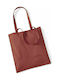Westford Mill W101 Βαμβακερή Τσάντα για Ψώνια Orange Rust
