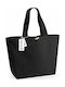 Westford Mill Earthaware W855 Fabric Shopping Bag In Black Colour