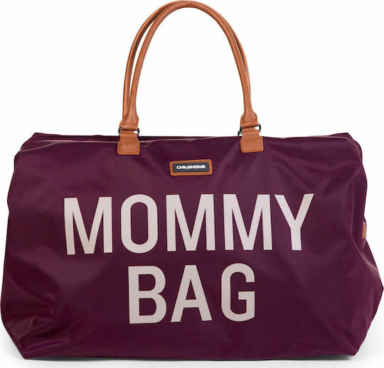 Childhome Τσάντα Μαιευτηρίου Ώμου/Χειρός Mommy Aubergine 55x30x40εκ.