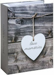 The Paper Box Άλμπουμ Love Memories για 300 Φωτογραφίες Διαστάσεων 10x15εκ. Καφέ