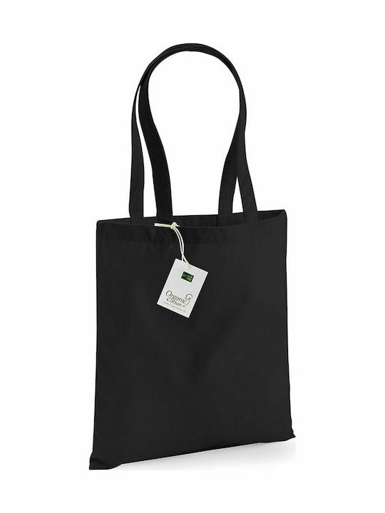 Westford Mill W801 Cotton Shopping Bag in Black color