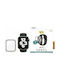 PanzerGlass Full Body Пластмасов Калъф със Стъкло в Прозрачен цвят за Apple Watch 40 мм