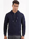 Cardigan With Hood Navy