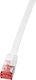 LogiLink Flache U/FTP (STP) Kat.6a Ethernet-Netzwerkkabel 10m Weiß 1Stück