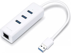 TP-LINK UE330 USB Hub 3 Ports (USB-A) + LAN UE330 V3