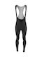 Force Pantaloni de ciclism Reflex Line cu bretele Negru