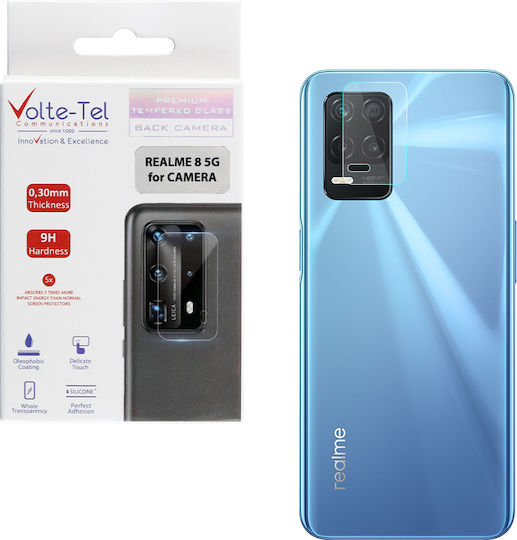 Volte-Tel 0.30mm Camera Protection Tempered Glass for the Realme 8 5G 8299346