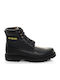 Sea & City Montana C30 Men's Leather Military Boots Black