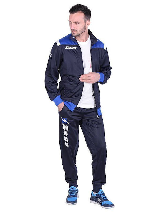 Vesuvio Relax Set Trening Lucios cu Elastic Albastru / Royal