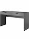Schreibtisch Mati Holz Graphite 138x50.4x76cm