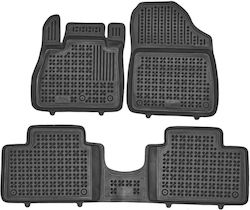 Rezaw Plast Σετ Μπροστινά και Πίσω 3τμχ για Renault Grand Scenic 2016+ Μαύρα Rezaw Plast Σετ Μπροστινά και Πίσω 3τμχ για Renault Grand Scenic 2016+ Μαύρα