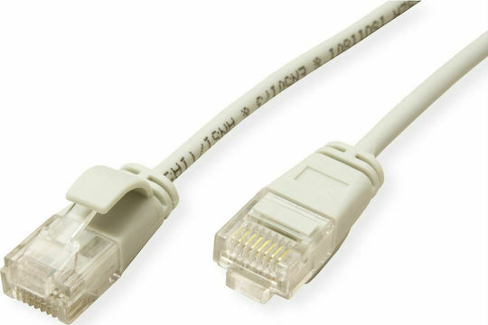 Roline U/UTP Cat.6a (Gigabit) Network Cable Ethernet 1m Gray