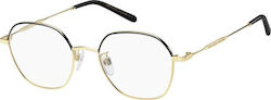 Marc Jacobs Metal Eyeglass Frame Gold MARC 563/G RHL