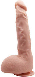 Baile Beautiful Encounter Jason Glass Dildo with Balls and Suction Cup Flesh 24cm