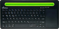 MediaRange MROS131-GR Fără fir Bluetooth Tastatură cu touchpad pentru Tabletă Grecesc