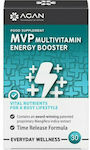 Agan Mvp Multivitamin Energy Booster Vitamin für Energie 30 Registerkarten