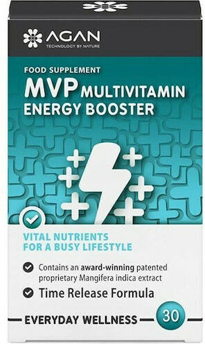 Agan Mvp Multivitamin Energy Booster Multivitamin 30 Tablets
