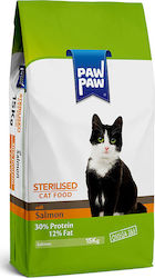 Pawpaw Adult Sterilised Salmon Dry Food for Adult Sterilized Cats with Salmon 15kg Pawpaw Adult Sterilised Salmon Dry Food for Adult Sterilized Cats with Salmon 15kg
