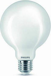 Philips Bec LED 7W pentru Dulie E27 Alb cald Philips Bec LED 7W pentru Dulie E27 Alb cald
