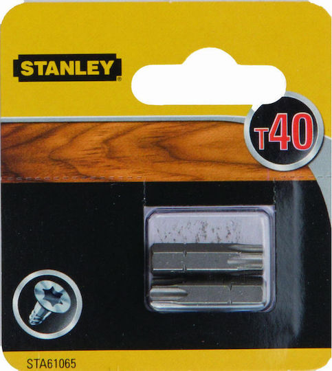 Stanley Σετ 2 Μύτες Κατσαβιδιού Torx Torx