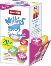 Animonda Milkies Variety Box Snack-Leckereien 20 Stück x für Erwachsene Katzen 15gr