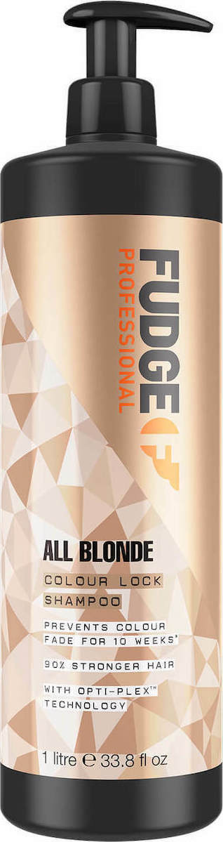 Colour Lock Shampoo Blonde Color Protection Professional 1000ml Hair All Fudge Coloured for