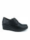 Pepe Menargues Women's Leather Oxford Shoes Black