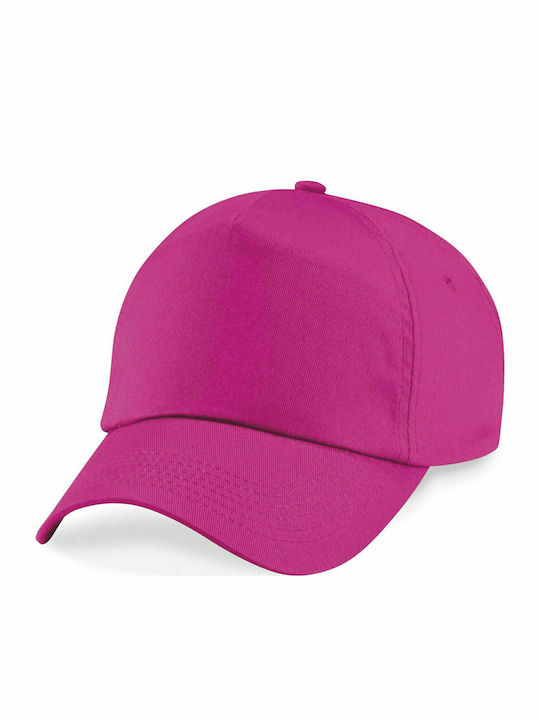 Beechfield Pălărie pentru Copii Jockey Tesatura Fuchsia