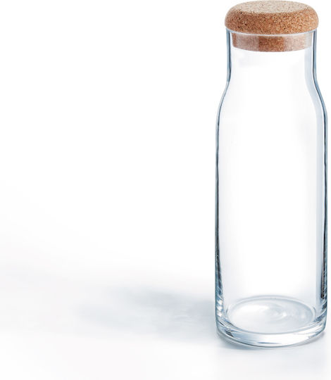 Luminarc Flasche Wasser Glas mit Korken Transparent 1000ml