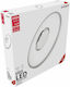 Avide ACLO38WW-24W-ERI Πλαφονιέρα Οροφής 35εκ. Λευκή με Ενσωματωμένο LED
