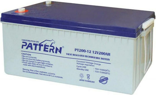 Pattern Battery Photovoltaic Battery Sealed Deep Cycle 12V 200Ah (PT200-12)