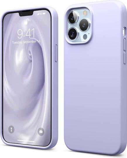 Elago Soft Umschlag Rückseite Silikon 0.2mm Lila (iPhone 13 Pro Max)