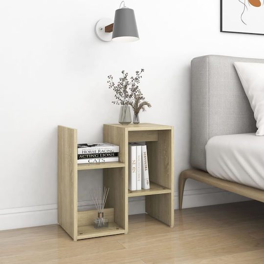 Wooden Bedside Tables Sonoma Oak 2 Pieces 50x30x51.5cm