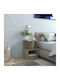 Wooden Bedside Table Sonoma Oak 35x35x55cm