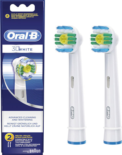 Oral-B 3D White Electric Toothbrush Replacement Heads 117995 2pcs