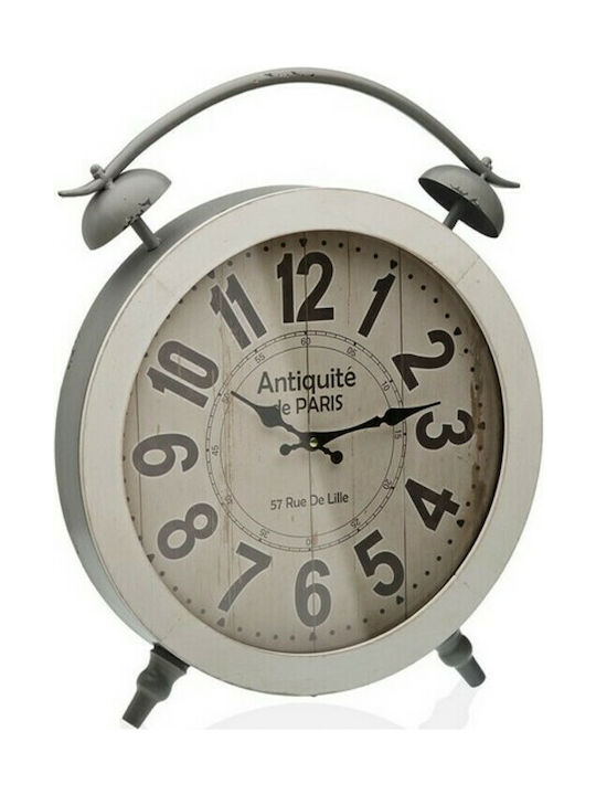 BigBuy Tabletop Clock Λευκό