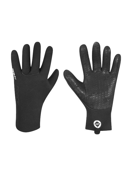 Force Rainy Full Finger Cycling Gloves Adults Black