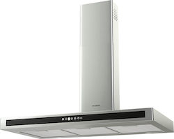 Hyundai Καμινάδα 90cm Inox HHD21-T3690ET/GLX Hyundai Καμινάδα 90cm Inox HHD21-T3690ET/GLX