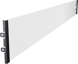 Kratki Delta2/Czarny/Slim/Szyba Sticlă protectoare pentru BioethaNol Fireplace