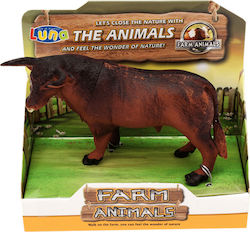 Luna Farm Animals Ταύρος - Σκούρο Καφέ για 3+ Ετών 6εκ.