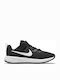 Nike Αthletische Kinderschuhe Laufen Revolution 6 Black / White / Dk Smoke Grey