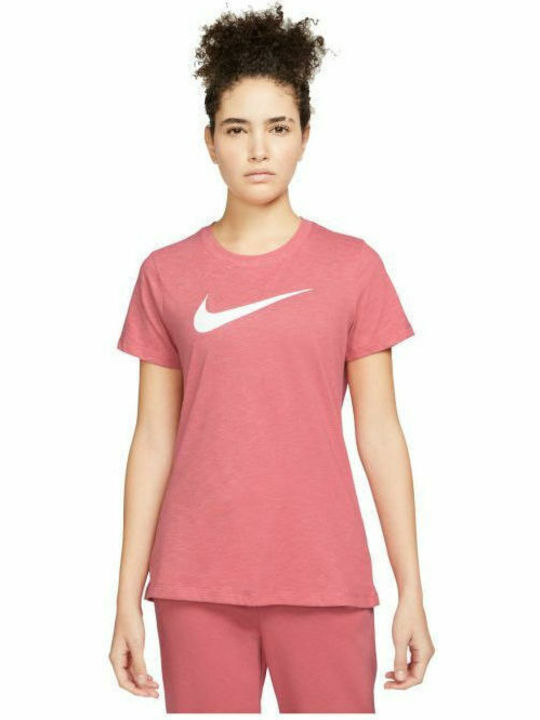 Nike Дамски T-shirt Dri-Fit Розово