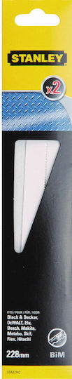 Stanley STA22142-XJ Blade Bi-Metal for Metal 228mm 2pcs
