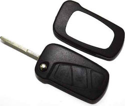 Foldable Car Key Shell with Blade with 3 Buttons for Ford KA