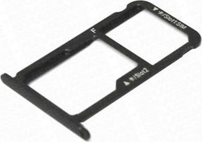 Dual SIM και SD Card Tray Μαύρο για Honor 8